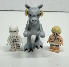 LEGO Minifigures STAR WARS Lot Of 3 Taun Taun SnowTrooper Luke Bacta Tank