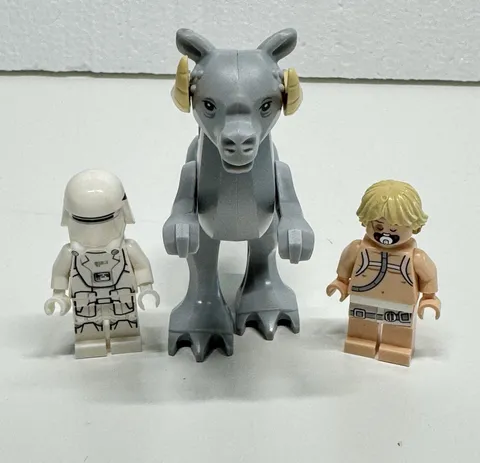 LEGO Minifigures STAR WARS Lot Of 3 Taun Taun SnowTrooper Luke Bacta Tank