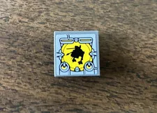 LEGO Star Wars - 11203pb029 Tile 2 x 2 Inverted with AT-AP Silhouette (Sticker)