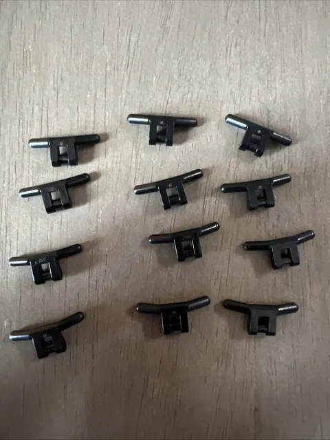 LEGO 30031 Black Minifigure, Utensil Handlebars - 12 Pieces