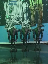 LEGO Star Wars Super Battle Droid Pearl Dark Gray lot of 3 minifigures sw1321