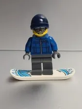 LEGO Minifigures Series 5 Snowboarder Guy col05-16 Complete w/ Stand Accessories