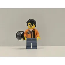 LEGO Speed Champions Dodge Challenger Driver Minifigure sc091 Helmet New
