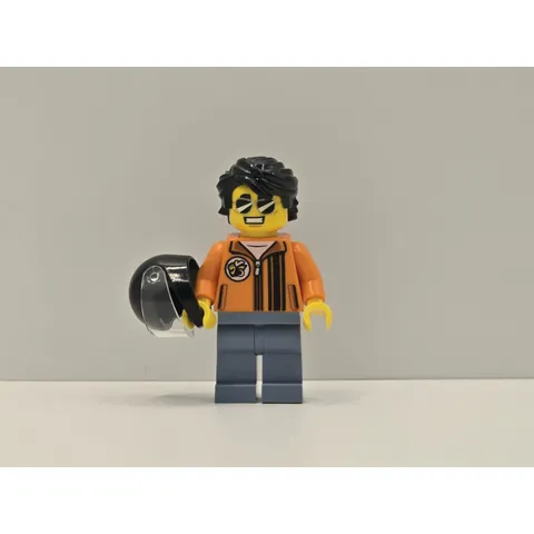 LEGO Speed Champions Dodge Challenger Driver Minifigure sc091 Helmet New