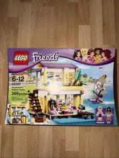 LEGO FRIENDS: Stephanie's Beach House (41037) 369 Pcs 2014 Retired NISB