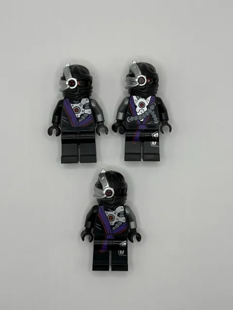Lego Minifigure - Ninjago Nindroid Warrior NJO083 70723 70724 70728 x3