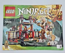 LEGO NINJAGO 70505 Temple of Light ~Instructions Manual Vol 2 ONLY~ 2013