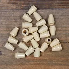 LEGO 59900 Tan Cone 1 x 1 with Top Groove 4589b Qty 25