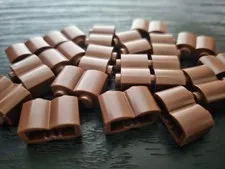 💥new💥 LEGO 40 Count Redish Brown 1x2 Log Profile Brick