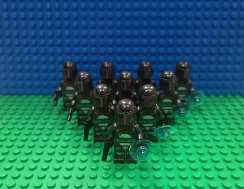 LEGO Lot Of 10 Mandalorian Super Commando Minifigure sw1486 75449 CMF Star Wars 