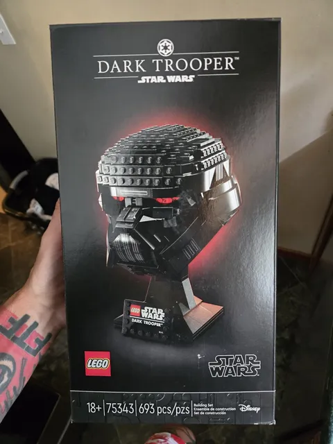 LEGO Star Wars: Dark Trooper Helmet (75343) BRAND NEW, SEALED RETIRED