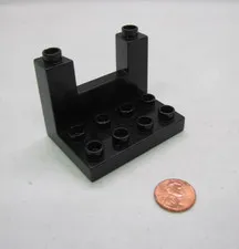 Lego Duplo BLACK CASTLE KNIGHT DRAGON TOWER RAMPART Block #4776 #4777 #4864