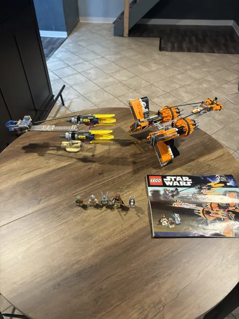 LEGO Star Wars Anakin & Sebulba's Podracers 7962 810pcs Complete Instructions