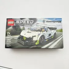 LEGO Speed Champions Koenigsegg Jesko 76900, New Sealed - Minor Box Damage