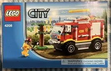 2012 Lego City Instruction Manual #4208 Fire Truck Excellent Condition