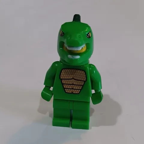 LEGO Minifigure Green Dinosaur Costume with Removable Headpiece