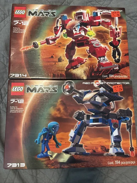 LEGO Life On Mars 7313 7314 Red Planet Protector New Sealed Vintage 2001 NIB Rec