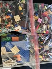 Over 7 Pounds Clean Sorted Lego Bricks Parts Pieces Base Plates Flat Rate Lot