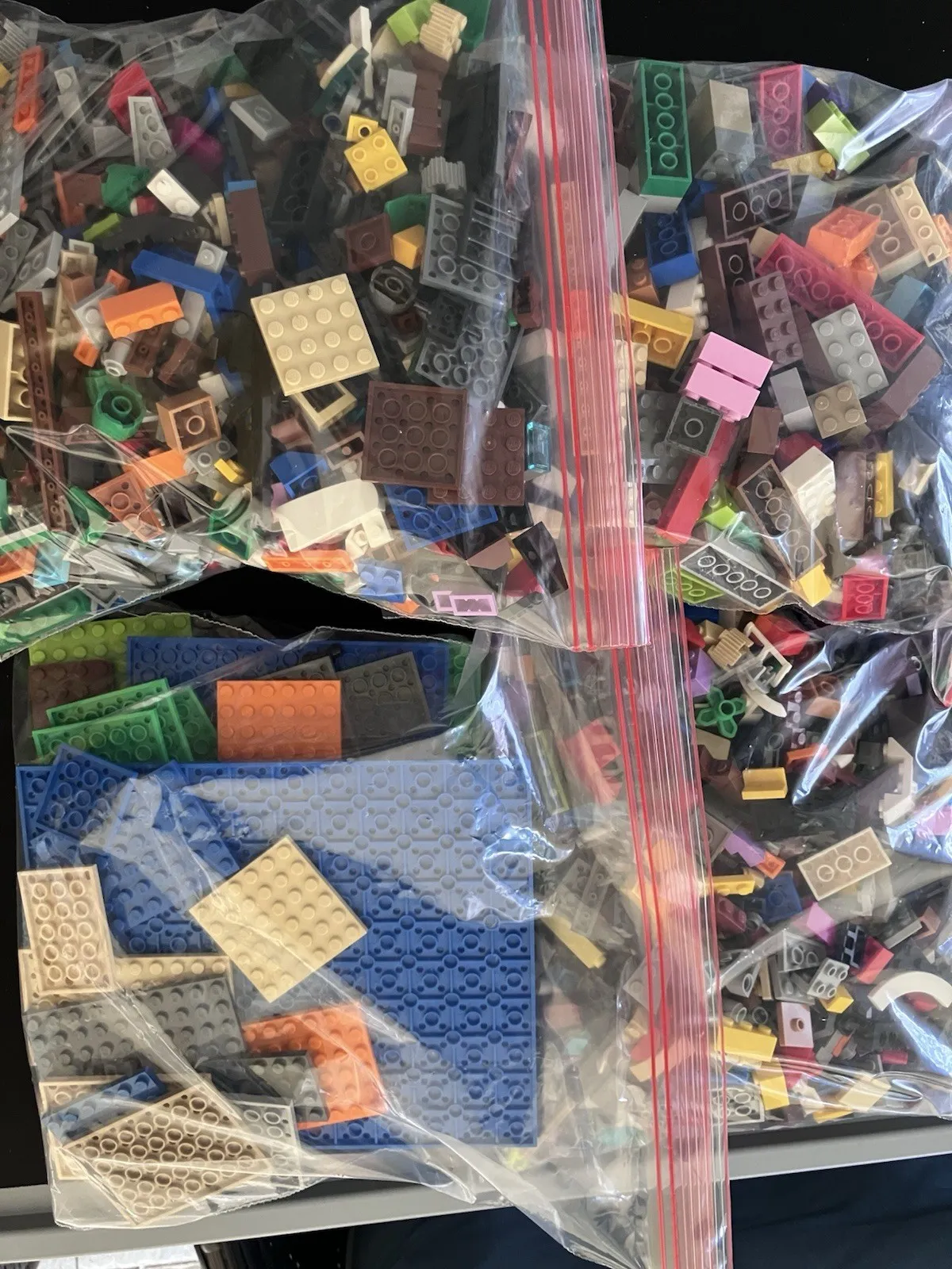 Over 7 Pounds Clean Sorted Lego Bricks Parts Pieces Base Plates Flat Rate Lot
