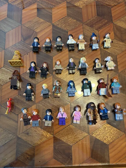 LEGO Harry Potter Minifigure Lot w/ Accessories - Harry Ron Hermione Snape Draco