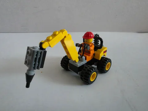Lego City 30312 Demolition Driller - Preowned, 100% Parts, No Instructions