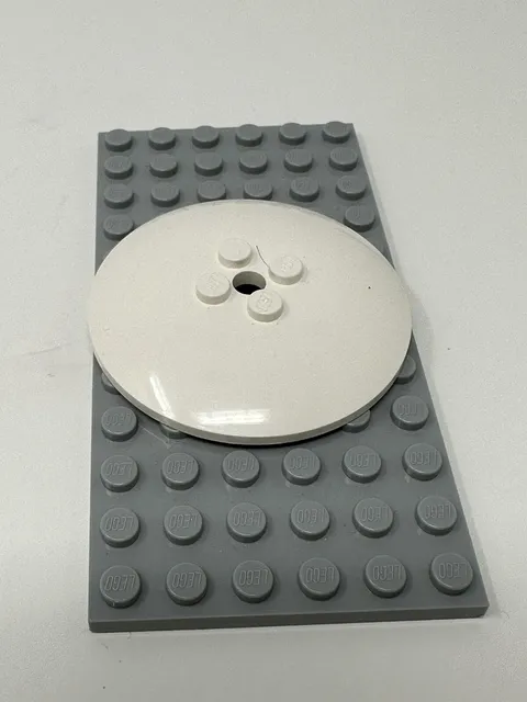 LEGO 6x6 Dish Plain Decorated 50990 Inverted Radar White