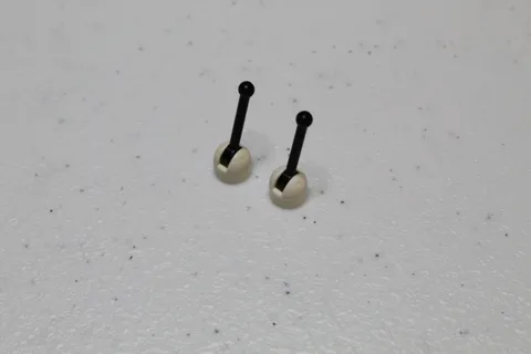 LEGO Pairs of Levers / Antennas with Black Handles