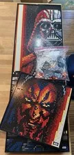 LEGO Art Star Wars The Sith 31200 (4x)Darth Vader Mosaic Set w/o Boxes & Manuals