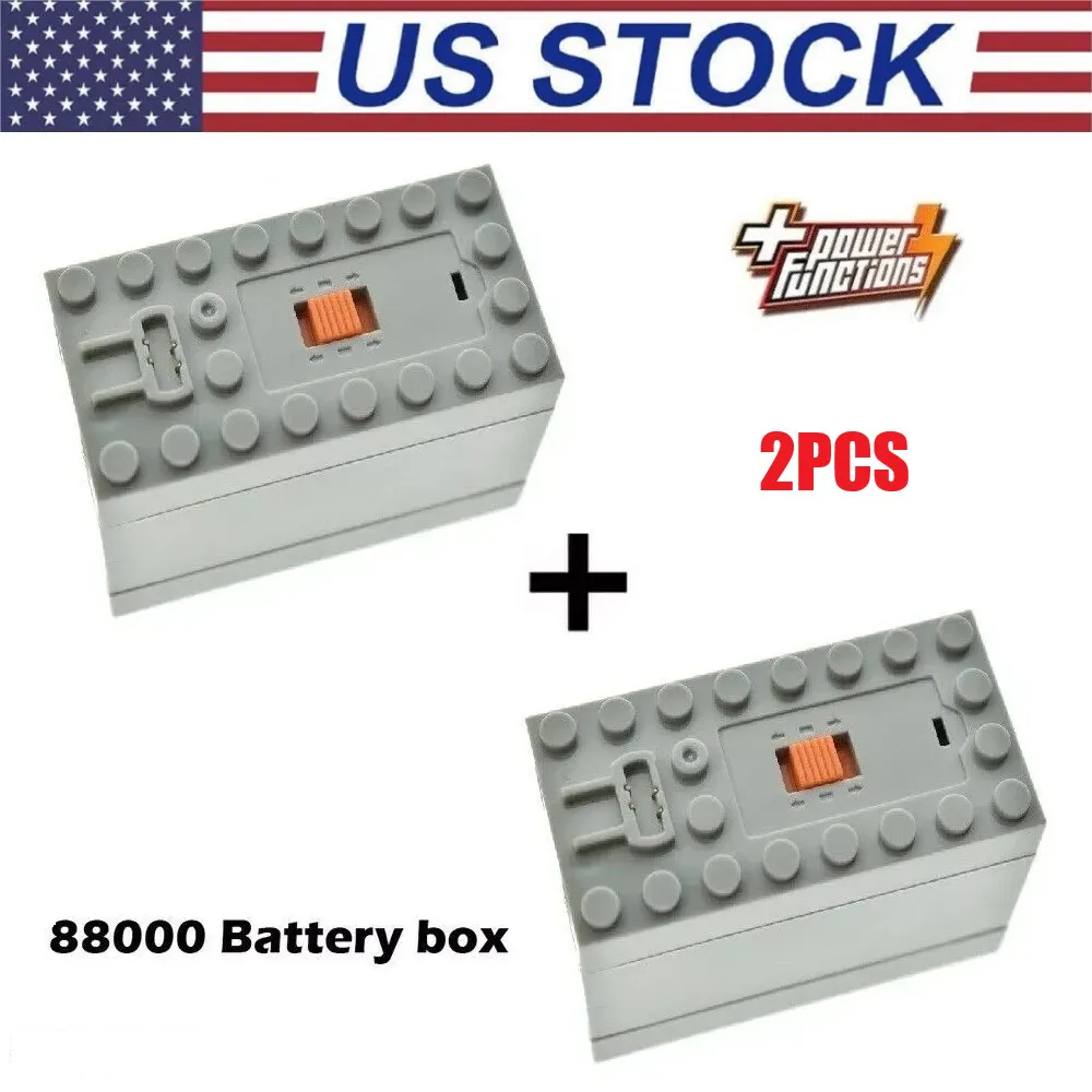 88000 Power Functions AAA Battery Box For Trains/Motors/Lights/MOCs For LEGO Toy