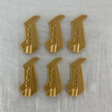LEGO 6x part 76919 Ninjago Large Figure Weapon, Blade Jagged with Axle Holder