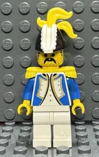 Lego Pirates Imperial Soldier - Governor, Yellow Feather Minifigure pi004 (6274)