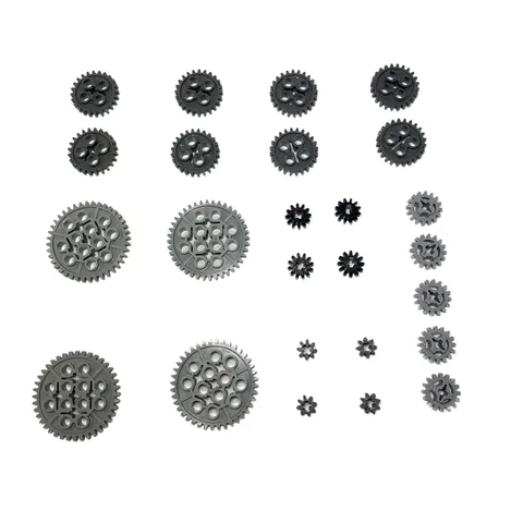 Technic Gears Grey Mixed NEW! Lot 25x