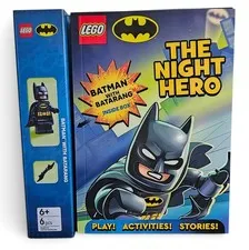 LEGO Batman: Minifigure With Batarang Aldi Exclusive The Night Hero Book