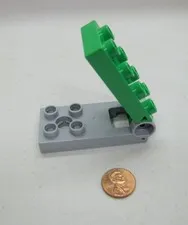 Lego Duplo TIPPER HINGE & CONNECTOR PIECE Gray Green 13355 & 16686 Parts Hinged
