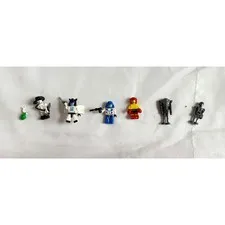 Assorted Minifigure Lot Skeleton Pirate Robot Space Droid Building Toy Figures
