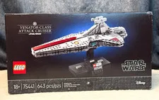 LEGO Star Wars Venator-Class Attack Cruiser 75441 Starship Collection 643 PC New