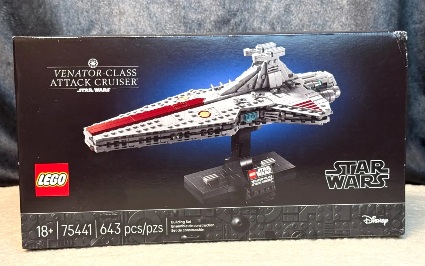 LEGO Star Wars Venator-Class Attack Cruiser 75441 Starship Collection 643 PC New