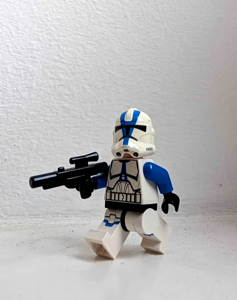 LEGO® Minifigure sw0445 - P2 Clone Trooper 501st, Star Wars The Clone Wars