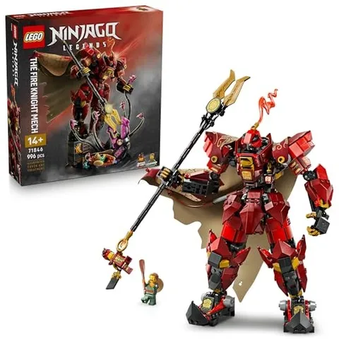 LEGO NINJAGO 71846 Fire Knight Mech Kai Display Age 13+ Collectors Item Y867554