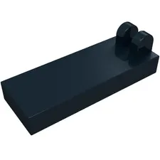 LEGO Part 4531 - Black Hinge Tile 1 x 2 1/2 with 2 Fingers on Top