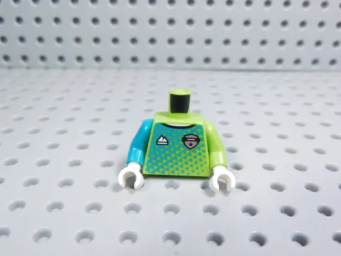 LEGO Lime Green Printed Soccer Jersey Torso Minifig AY