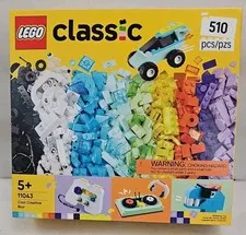 LEGO Classic Cool Creative Box #11043, 510 Pieces, 5+ Ideas Included. NIB (12P)