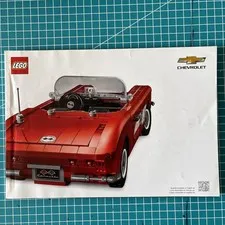LEGO Icons 1961 Chevrolet Corvette Instruction Manual  #10321 Book Only