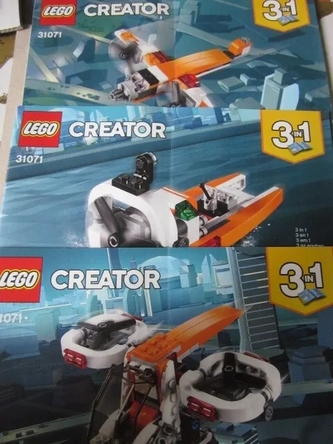 Lego Building Instructions Instruction Creator 31071, 3 Pieces
