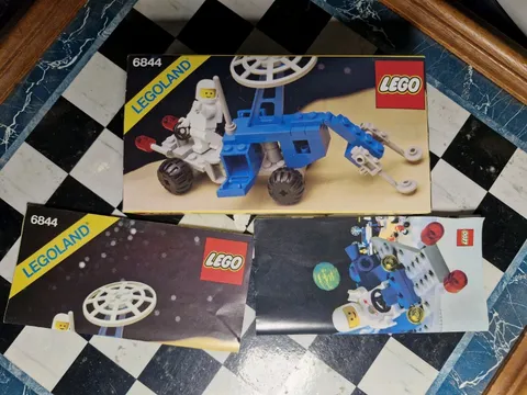 Lego Legoland 1987 - Classic Space - Vintage - Set 6844 - BOX + NOTICE ONLY