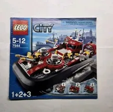 LEGO 7944 Fire Hovercraft Instruction Manual ONLY 