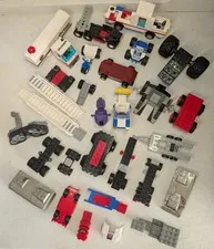 Big Lot Vintage Lego Car Truck Octan Tonka City Town Pieces Wheels Motorcycles