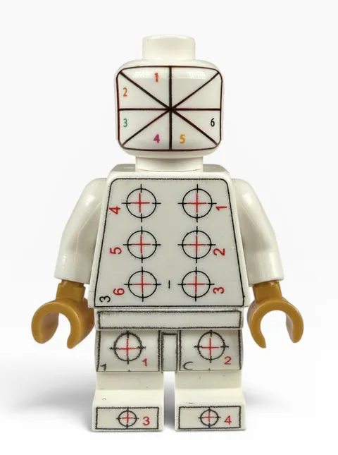 Official Lego Alignment SMART FIG Minifigure Test Print Prototype VERY RARE!