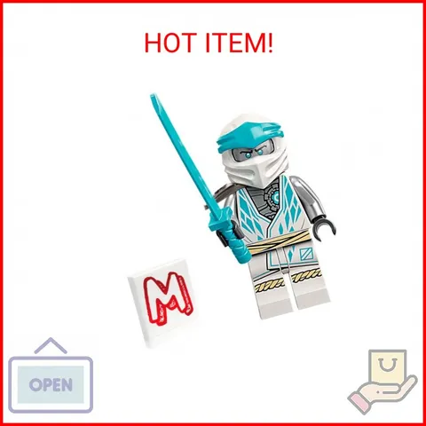 LEGO NINJAGO Core Minifigure - Zane (with Katana Shamshir Sword) 71786 71765