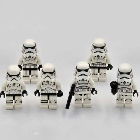 Lego Stormtrooper Lot Of 6 Minifigure Imperials Sw1326 Sw1137 Sw0578